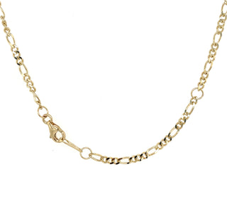 9ct Yellow Gold 18” Figaro Necklace