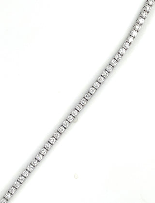 14ct White Gold Laboratory Grown 1.87ct Diamond Tennis Bracelet