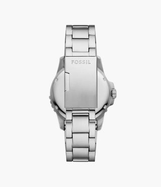 Fossil Gents Blue Dive Three-Hand Date Stainless Steel Watch