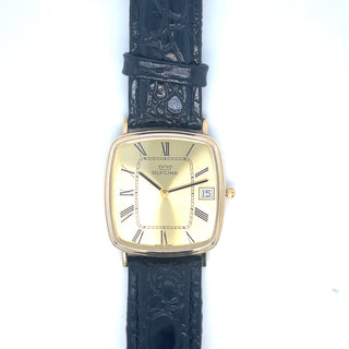 Glycine 9ct Yellow Gold Square Face Ladies Watch