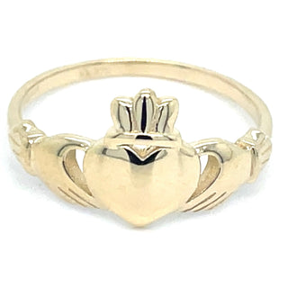9ct Yellow Gold Claddagh Ring