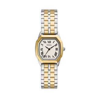 Fossil Harlow Three-Hand Two-Tone Stainless Steel Ladies Watch