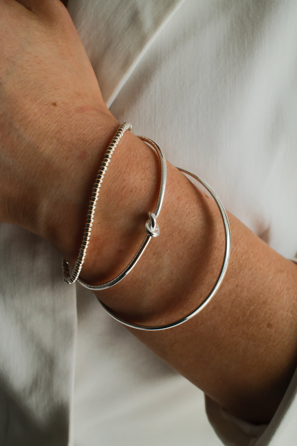 Sterling Silver Bangle & Bracelet Bundle
