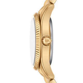 Michael Kors Petite Lexington Pavé Gold-Tone Watch