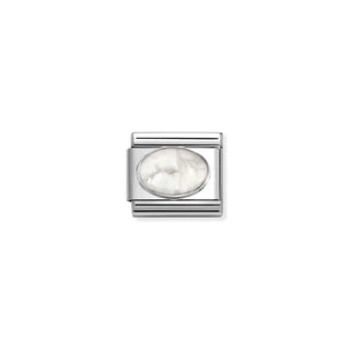 Composable Classic HARD STONES steel and 925 sterling silver Howlite Mat