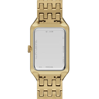 Fossil Raquel Three-Hand Date Gold Tone Stainless Steel Watch