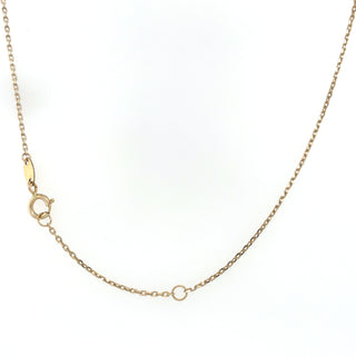 9ct Yellow Gold Oval Disc Pendant