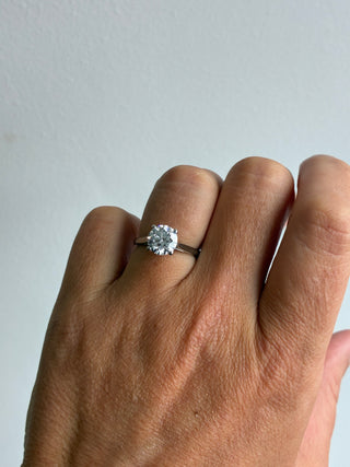 Amaris- Platinum 2.02ct Laboratory Grown Round Brilliant Solitaire Engagement Ring