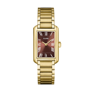 Belisenna Watch Steel, Mocha, Gold Colour