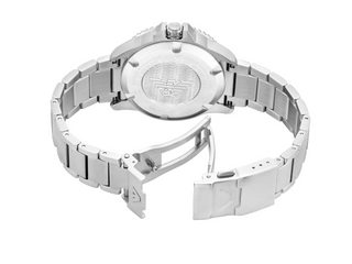 Emporio Armani Men's World Explorer Solar-Powered 3-Hand Stainless Steel Watch, Ar11697