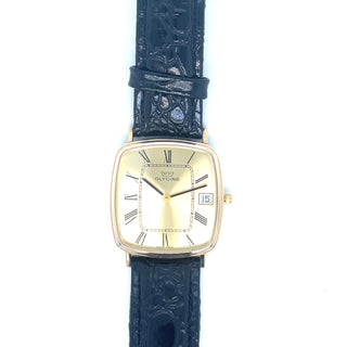 Glycine 9ct Yellow Gold Square Face Ladies Watch