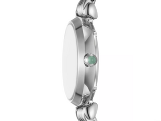 Emporio Armani  GIANNI T-BAR  Green Dial Silver Watch