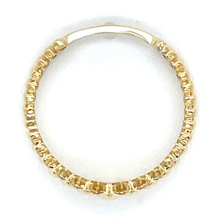 9ct Yellow Gold Tapered Spike Ring