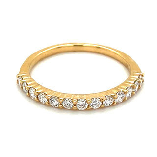18ct Yellow Gold Laboratory Grown .40ct Diamond Eternity Ring
