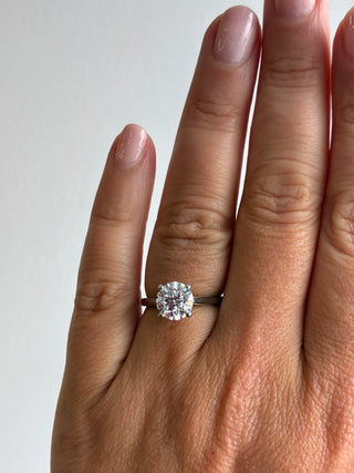 Amaris- Platinum 2.02ct Laboratory Grown Round Brilliant Solitaire Engagement Ring