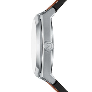 Fossil Everett Three-Hand Date Brown Leather Watch