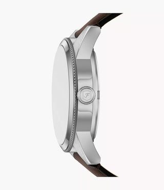 Fossil Pearson Multifunction Brown Leather Watch