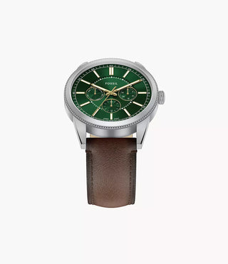 Fossil Pearson Multifunction Brown Leather Watch