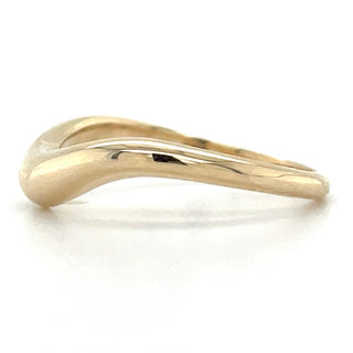 9ct Yellow Gold Chunky Wishbone Ring