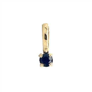 9ct Yellow Gold Round Birthstone Gemstone Charm