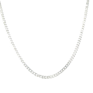 Sterling Silver Flat Petite Curb Chain
