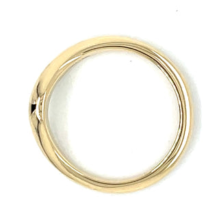 Tadgh Óg 18ct Yellow Gold Curve Band Ring