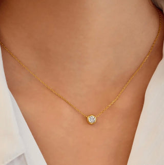 Ania Haie Gold Just You Solitaire Necklace