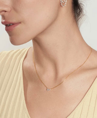 Ania Haie Gold Prong Set Duo Necklace
