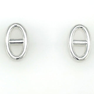 Sterling Silver Love Lock Earrings