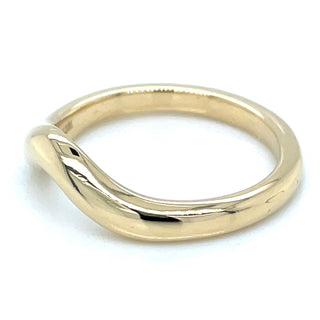 Tadgh Óg 18ct Yellow Gold Curve Band Ring