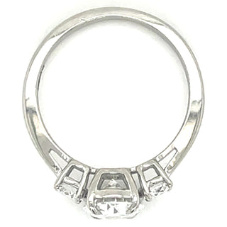 Sophia - Platinum 1.92ct Oval And Round Trilogy Laboratory Grown Diamond Ring