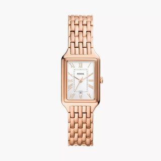 Fossil Three-Hand Date Rose Gold-Tone Stainless Steel Watch
