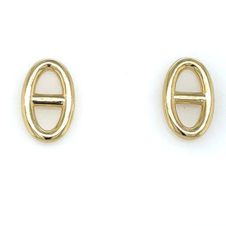 Golden Love Lock Earrings