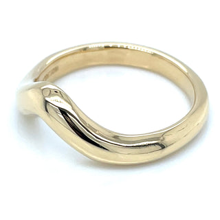 Tadgh Óg 18ct Yellow Gold Chunky Wishbone Ring