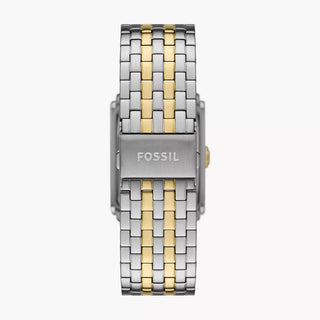 Fossil Carraway Three-Hand Two Tone Stainless Steel Watch