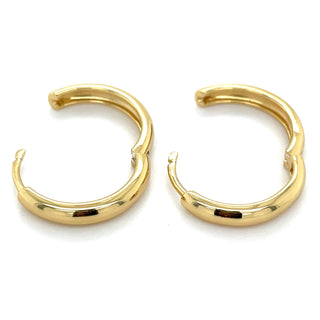 Golden Rounded Clicker Hoops