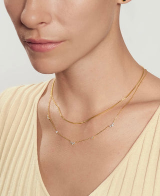 Ania Haie Gold Cluster & Single Station Necklace
