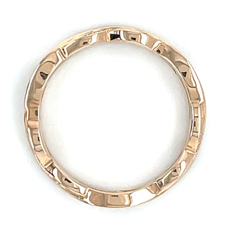 Vintage 18ct Rose Gold Scattered Earth Grown Diamond Ring