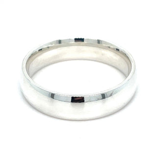 Sterling Silver 6mm  Gents Band