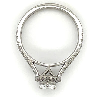 Aubrey - Platinum 1.19ct Laboratory Grown Pear Cut Diamond Halo Ring