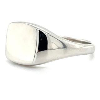 Sterling Silver Gents Square Signet Ring