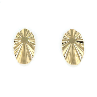 Aura Golden Ray of Light Drop Earrings