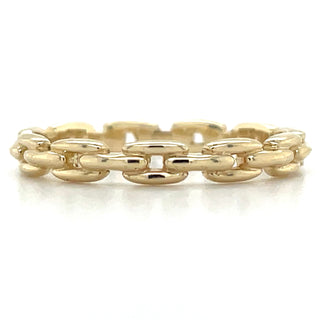 9ct Yellow Gold Link Ring