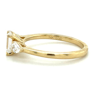 Lillian - 14ct Yellow Gold 1ct Laboratory Grown Three Stone Diamond Ring