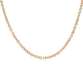 9ct Rose Gold 18” Belcher Chain