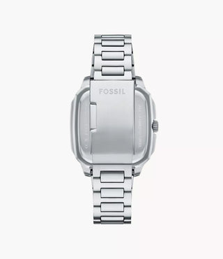 Fossil Crosby Blue Dial Silver Colour Stainless Steel Watch
