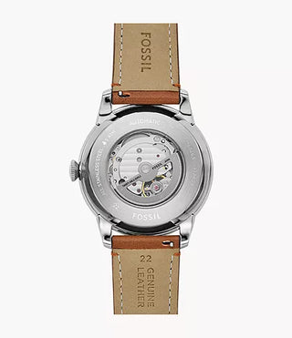 Fossil Townsman Automatic Brown Leather Watch