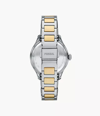 Fossil Gilmore Three-Hand Date Two-Tone Stainless Steel Watch