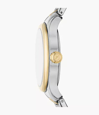 Fossil Gilmore Three-Hand Date Two-Tone Stainless Steel Watch