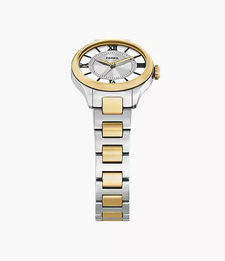 Fossil Gilmore Three-Hand Two-Tone Stainless Steel Watch